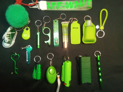 Hulk Green Safety Keychain Bundle