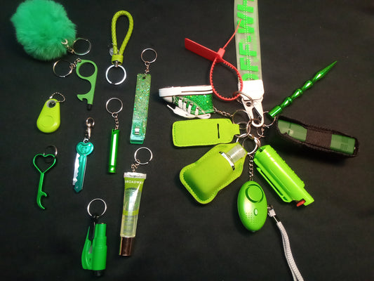 Hulk Green Safety Keychain Bundle